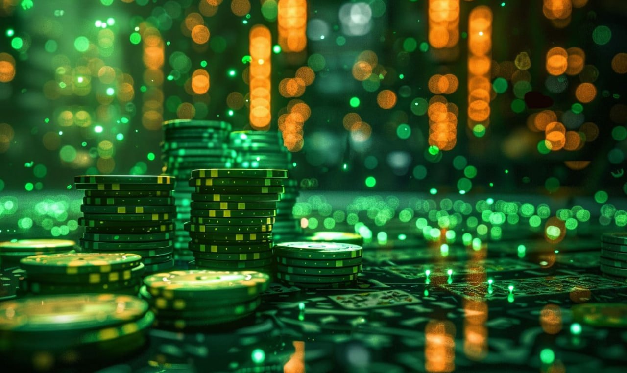 Visual permainan casino online modern dengan dealer live streaming